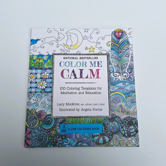Color Me Calm: 100 Coloring Templates for Meditation and Relaxation - Picture 1 of 5